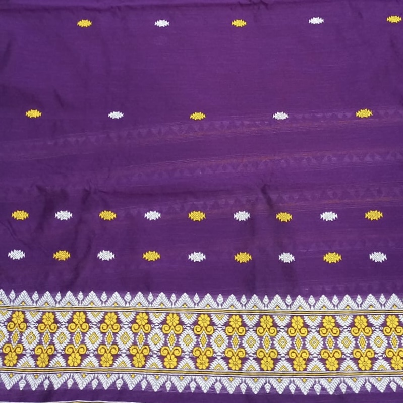 Staple Cotton Mekhela Chador