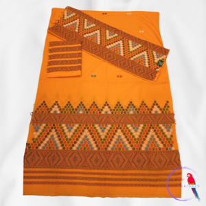 Pure Cotton Mekhela Chador - Missing Design (Handmade)