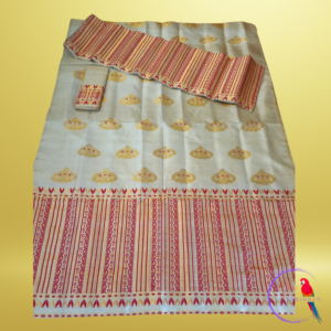 Toss Muga Mekhela Chador (Lab Tested)