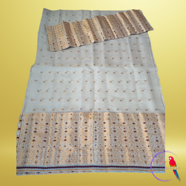 Kacha Paat chador & Paat Mekhela (Lab Tested)