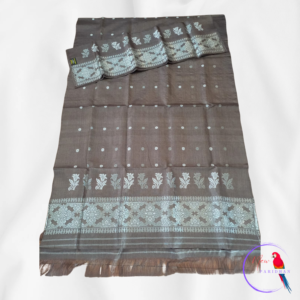 Dyed Toss Muga Mekhela Chador (Handmade)