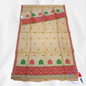 Toss Muga Mekhela Chador (Handmade)