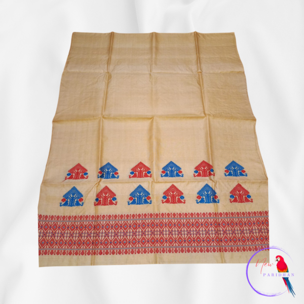Toss Muga Mekhela Chador (Handmade)