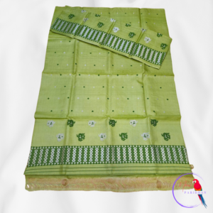 Dyed Toss Muga Mekhela Chador