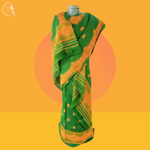 Pure Nuni Cotton Mekhela Chador (self border)